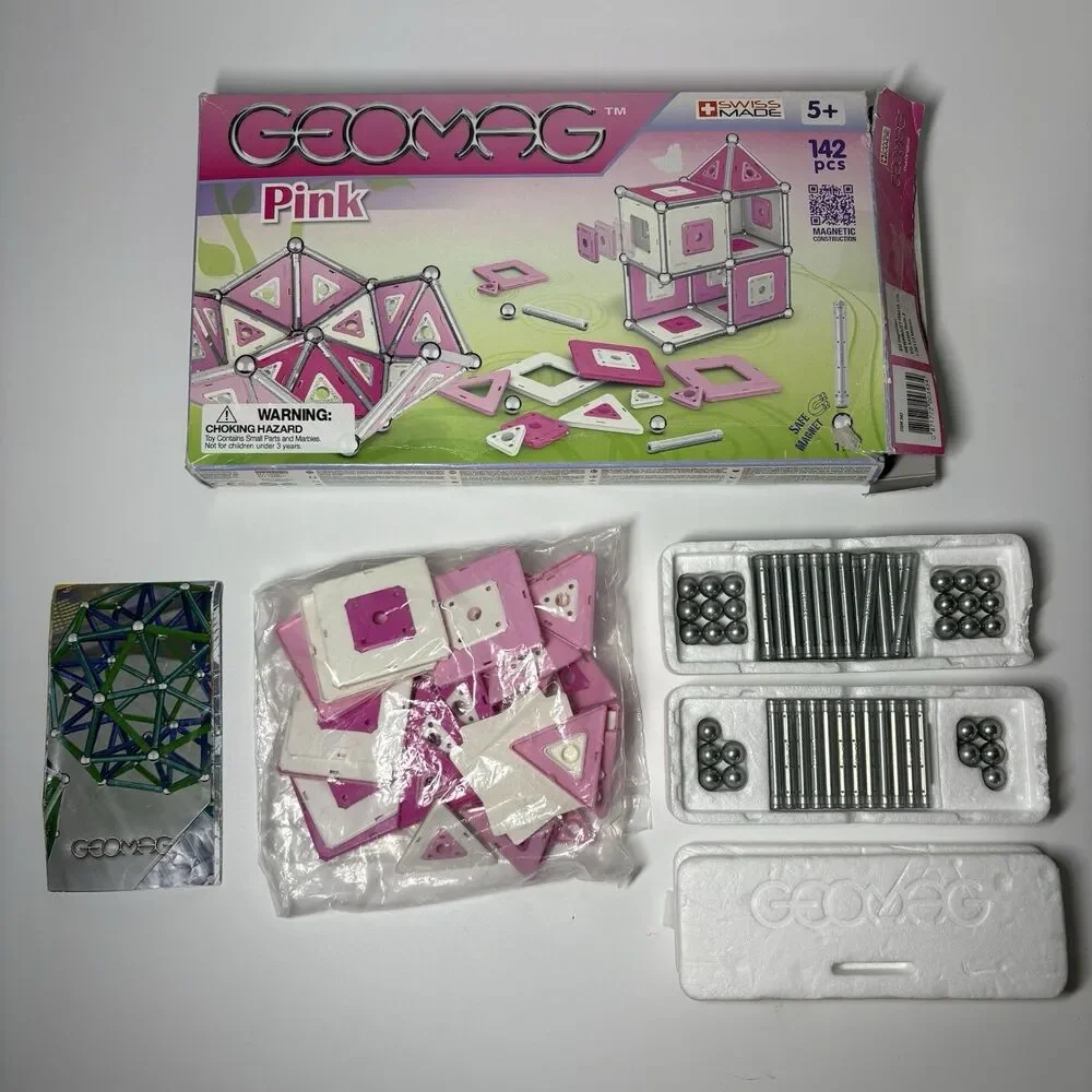 Swiss Made Geomag Magnetic Pink *rare*